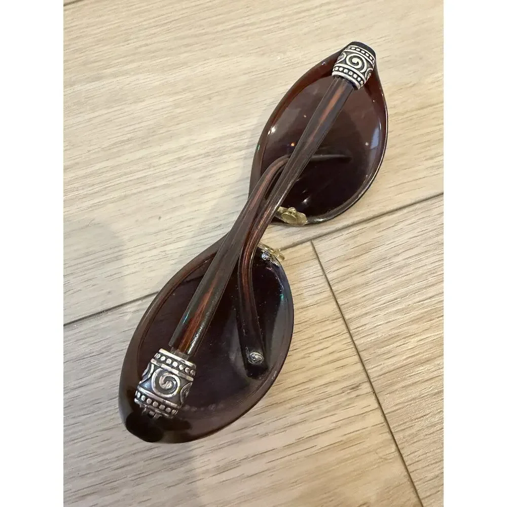 Brighton Ayu Bead Brown Sunglasses Handmade